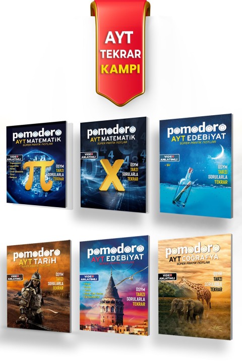 Ayt Eşit Ağırlık Tekrar Kampı Bitirme Seti Pomodoro Yayınları