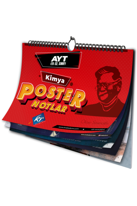 YKS AYT Kimya Poster Notlar KR Akademi Yayınları