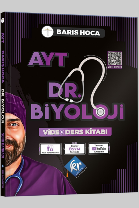Barış Hoca AYT Dr. Biyoloji Video Ders Kitabı KR Akademi