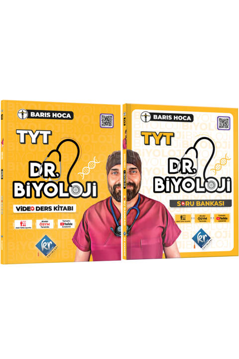 Barış Hoca TYT Dr. Biyoloji Video Ders Kitabı & Soru Bankası Seti