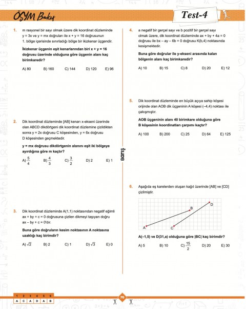Barış Yayınları Analitik Geometri