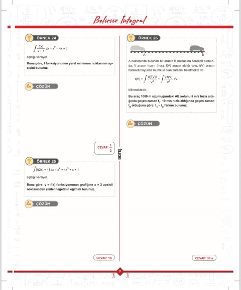 Barış Yayınları İntegral Matematik Fasikülleri