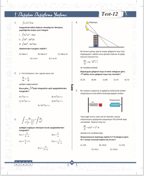 Barış Yayınları İntegral Matematik Fasikülleri