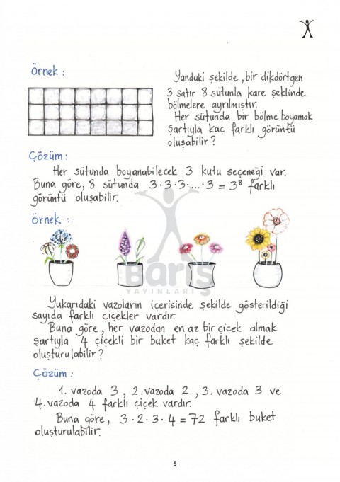 Barış Yayınları Permütasyon Kombinasyon Binom Olasılık Matematik Fasikülleri