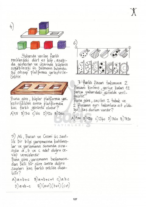 Barış Yayınları Permütasyon Kombinasyon Binom Olasılık Matematik Fasikülleri