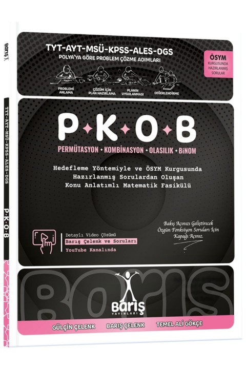 Barış Yayınları Permütasyon Kombinasyon Olasılık Binom Matematik Fasikülleri