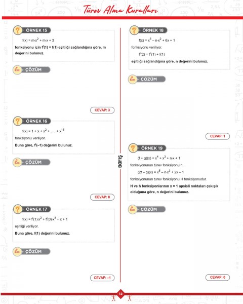 Barış Yayınları Türev Matematik Fasikülleri