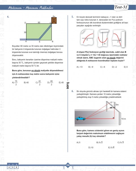Barış Yayınları Türev Matematik Fasikülleri