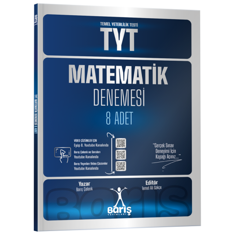 Barış Yayınları TYT Matematik Denemesi 8 Adet