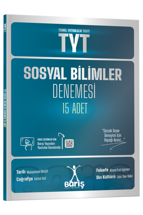 Barış Yayınları TYT Sosyal Bilimler Denemesi 15 Adet