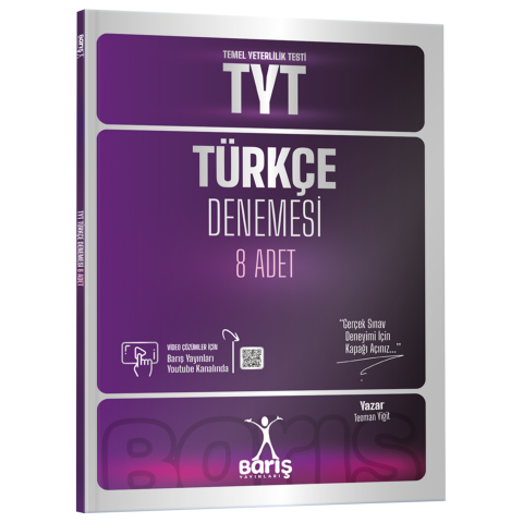 Barış Yayınları TYT Türkçe Denemesi 8 Adet