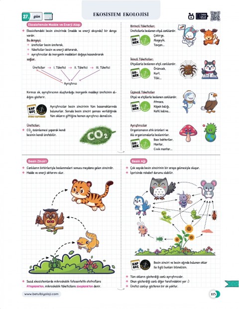 Betül Biyoloji Konu Anlatımı 28 Günde TYT Biyoloji Video Kamp Kitabı
