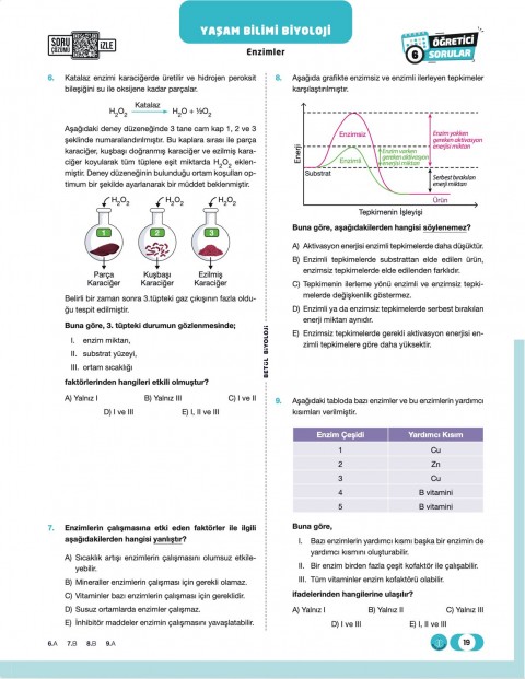 Betül Biyoloji TYT Biyoloji Soru Bankası