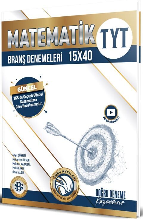 Bilgi Sarmal Yayınları TYT Matematik 15 x 40 Branş Denemeleri