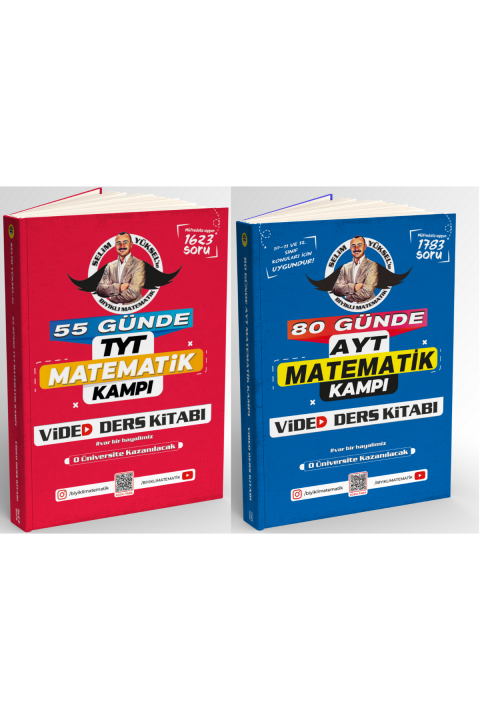 Bıyıklı Matematik 55 Günde TYT Matematik Video Ders ve 80 Günde AYT Matematik Video Ders Notları