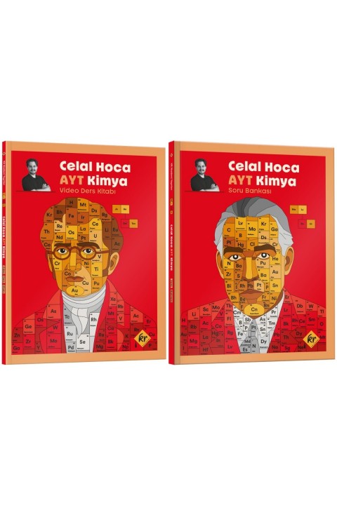 Celal Hoca AYT Kimya Video Ders Kitabı ve Soru Bankası Seti KR Akademi Yayınları
