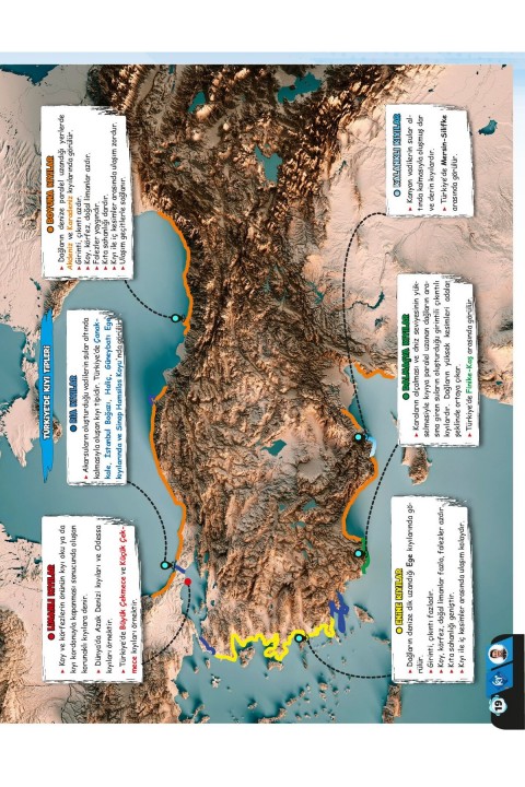 Coğrafyanın Kodları Türkiye Haritaları Çalışma Defteri (Tüm Sınavlar İçin) KR Akademi Yayınları