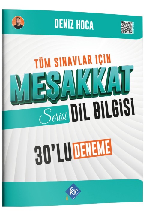 Deniz Hoca Tüm Sınavlar İçin Meşakkat Serisi Dil Bilgisi 30'lu Deneme Sınavı KR Akademi Yayınları