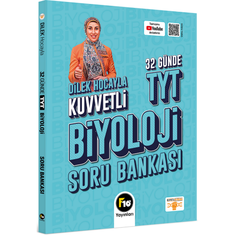 Dilek Hocayla 32 Günde TYT Biyoloji Video Ders Kitabı & Soru Bankası Seti