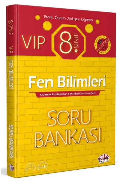 Editör Yayınları 8. Sınıf  LGS VİP Soru Bankası Seti