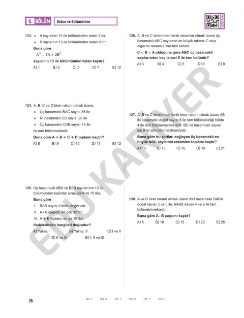 Edu Kariyer Mert Hoca 2026 KPSS Genel Yetenek Matematik Son Tekrar 555 Soru