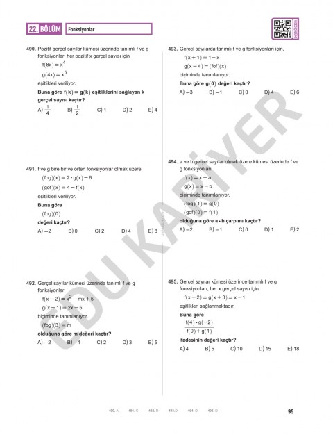 Edu Kariyer Mert Hoca 2026 KPSS Genel Yetenek Matematik Son Tekrar 555 Soru