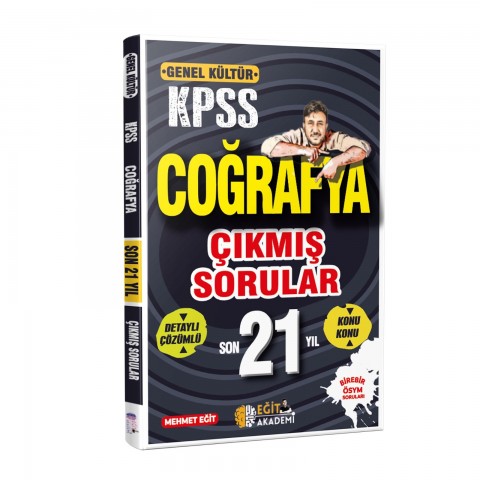 Eğit Akademi KPSS Coğrafya Son 21 Yıl Çıkmış Sorular