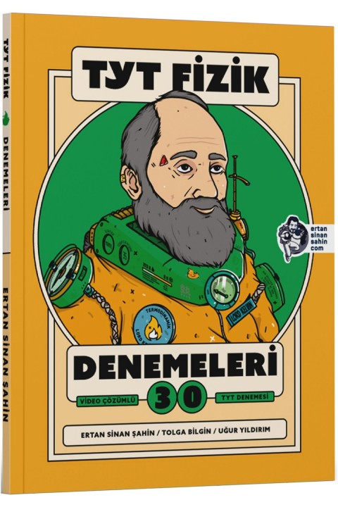 Ertan Sinan Şahin TYT Fizik Denemeleri Video Çözümlü 30 TYT Denemesi KR Akademi Yayınları