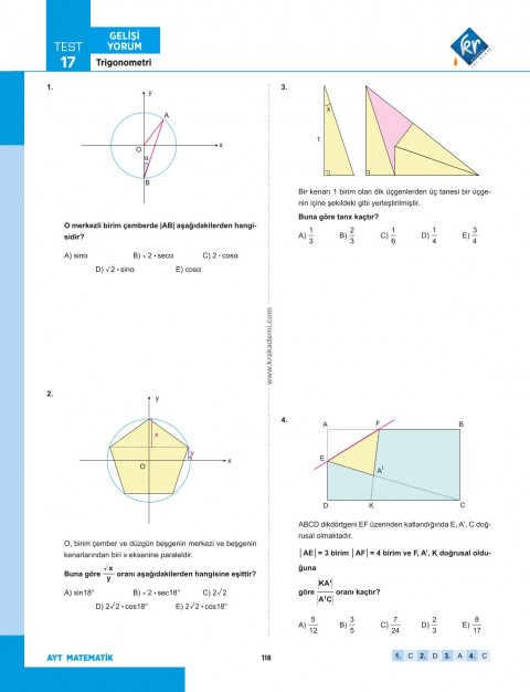 Eyüp B. AYT Matematik Soru Bankası