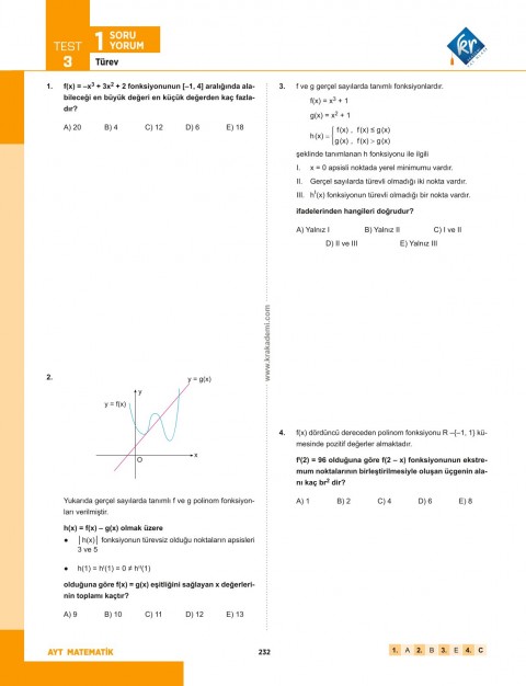 Eyüp B. AYT Matematik Soru Bankası