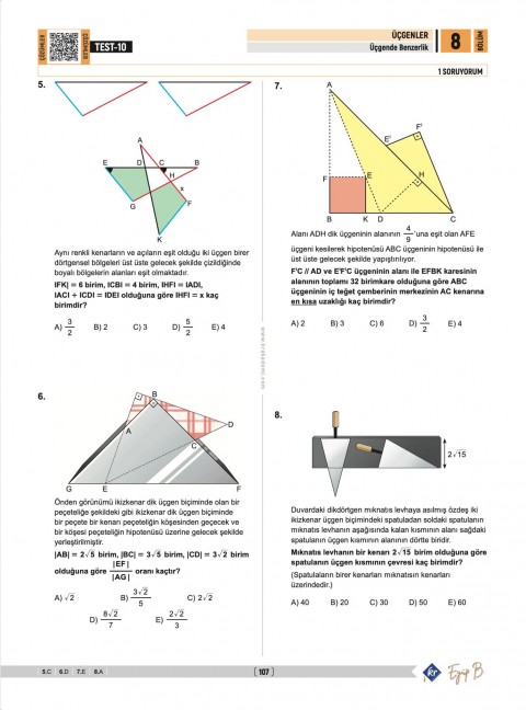Eyüp B. TYT AYT Geometri Soru Bankası