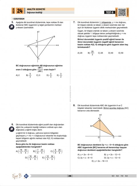 Eyüp B. TYT AYT Geometri Soru Bankası