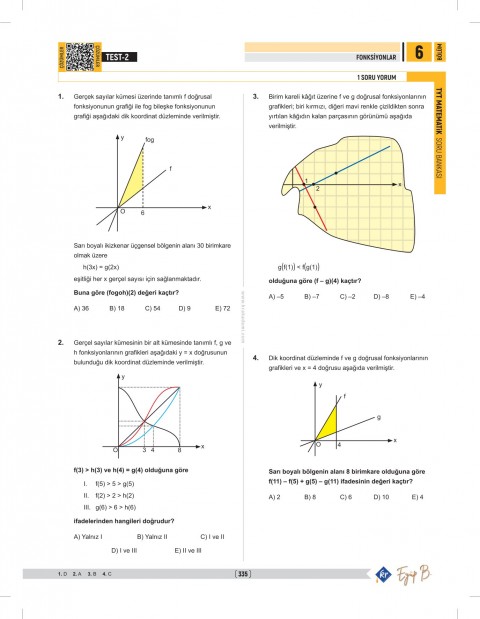 Eyüp B. TYT Matematik Soru Bankası Eyüp B. TYT Matematik Soru Bankası