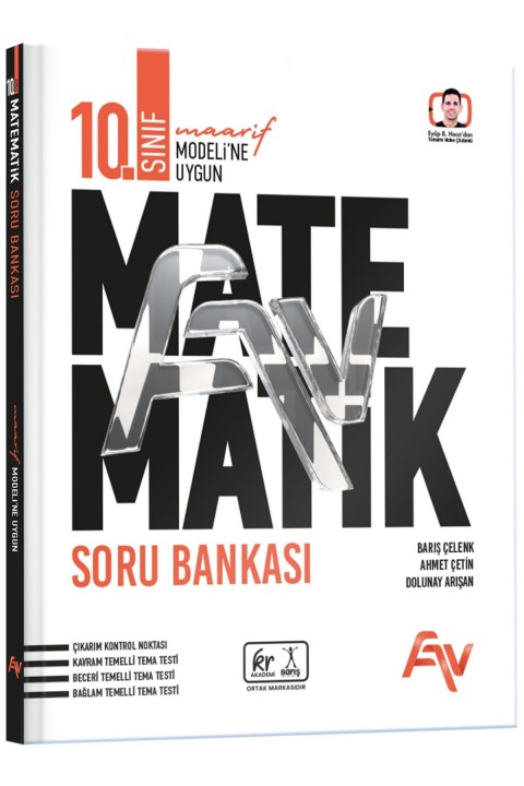 FAV Yayınları 10. Sınıf Matematik Maarif Modeli Soru Bankası