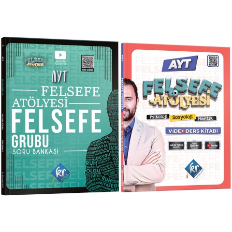 Felsefe Atölyesi AYT Felsefe Video Ders Kitabı ve AYT Felsefe Grubu Soru Bankası Seti