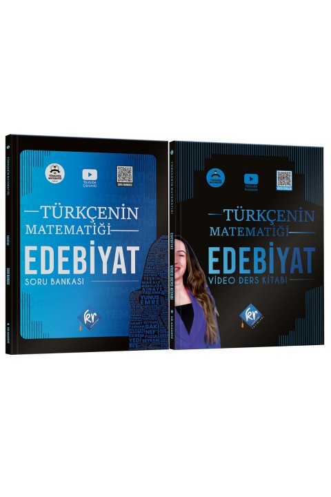 Gamze Hoca Türkçenin Matematiği 55 Günde AYT Edebiyat Video Ders Kitabı ve Soru Bankası Seti KR Akademi Yayınları