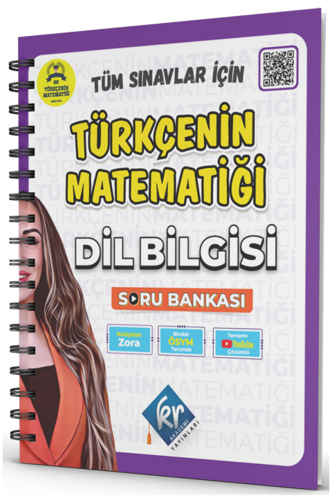 Gamze Hoca Türkçenin Matematiği Tüm Sınavlar İçin Dil Bilgisi Video Ders Kitabı & Soru Bankası Seti (Spiralli)