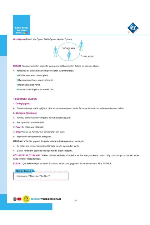 Gamze Hoca Türkçenin Matematiği Tüm Sınavlar İçin Edebiyat Video Ders Kitabı