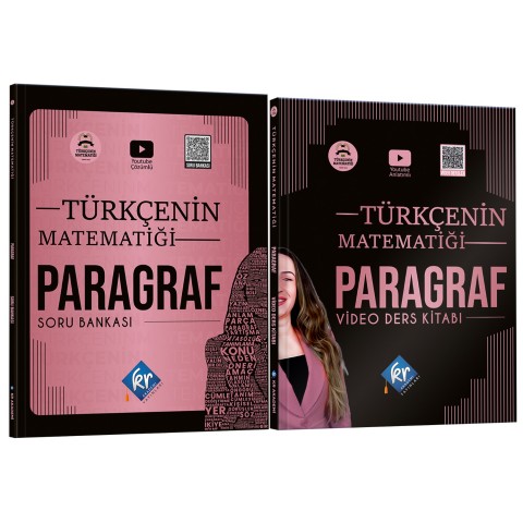 Gamze Hoca Türkçenin Matematiği Tüm Sınavlar İçin Paragraf Video Ders Kitabı & Soru Bankası Seti