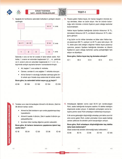 Gerçel Matematik DGS KPSS ALES Soru Bankası