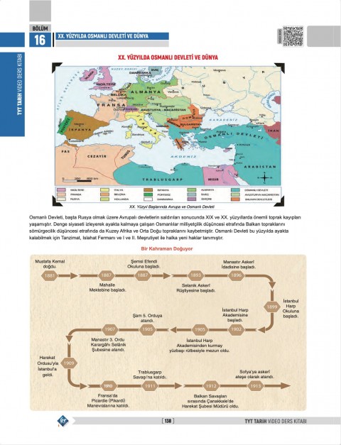 Haritalarla TYT Tarih Konu Anlatımlı Soru Bankası KR Akademi Yayınları