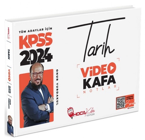 Hoca Kafası Yayınları 2024 KPSS Tarih Video Kafa Notlar