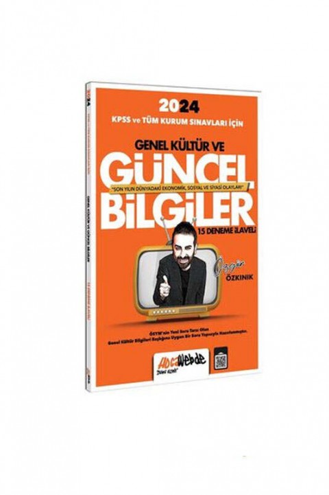 HocaWebde Yayınları 2024 KPSS ve Tüm Kurum Sınavları İçin Güncel Bilgiler 15 Deneme İlaveli