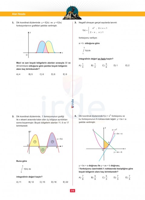 İrde Yayınları AYT Matematik Soru Bankası