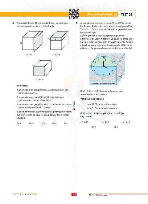 İrde Yayınları TYT - AYT Geometri Soru Bankası