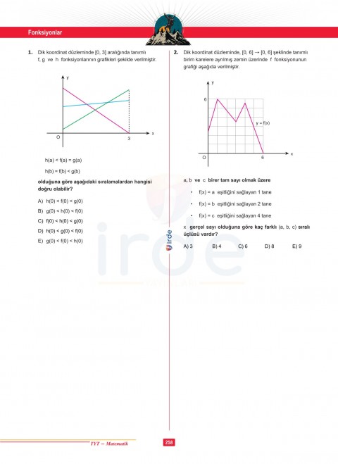 İrde Yayınları TYT Matematik Soru Bankası