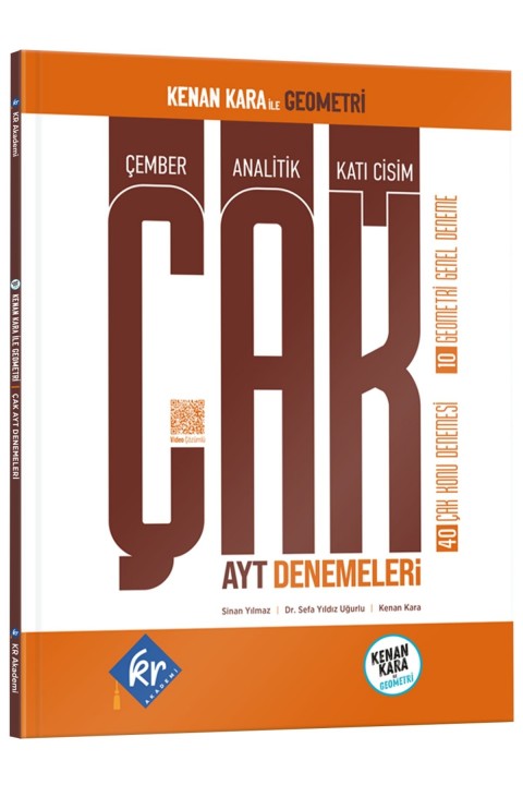 Kenan Kara İle ÇAK AYT Denemeleri KR Akademi Yayınları