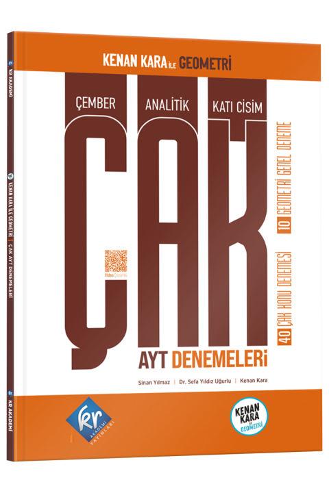 Kenan Kara İle ÇAK AYT Denemeleri KR Akademi Yayınları