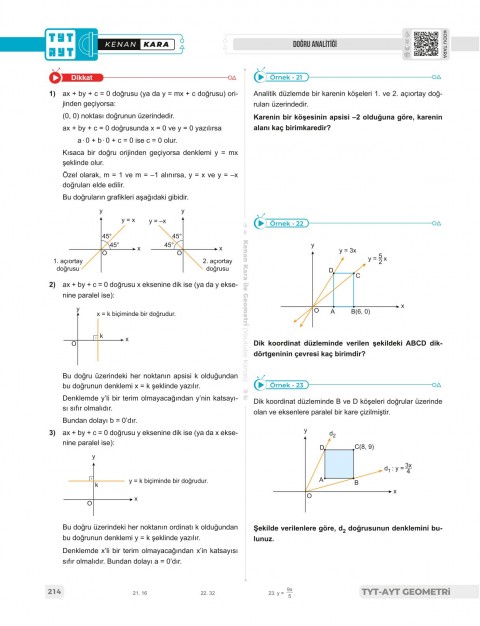 Kenan Kara İle TYT-AYT Geometri Video Ders Kitabı