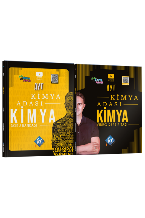 Kimya Adası AYT Kimya Soru Bankası ve Video Ders Kitabı Seti